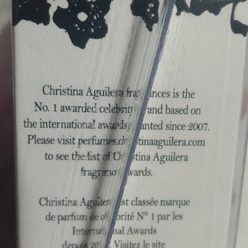 NWT Christina Aguilera No.1 Awarded Celebrity Brand Sz.1oz.